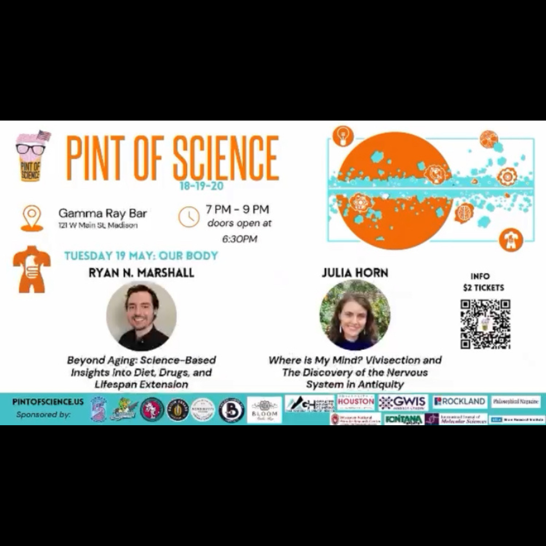 Ray Bar Science Pint of Science – Hacking Life: From Ancient Anatomy to Modern ...