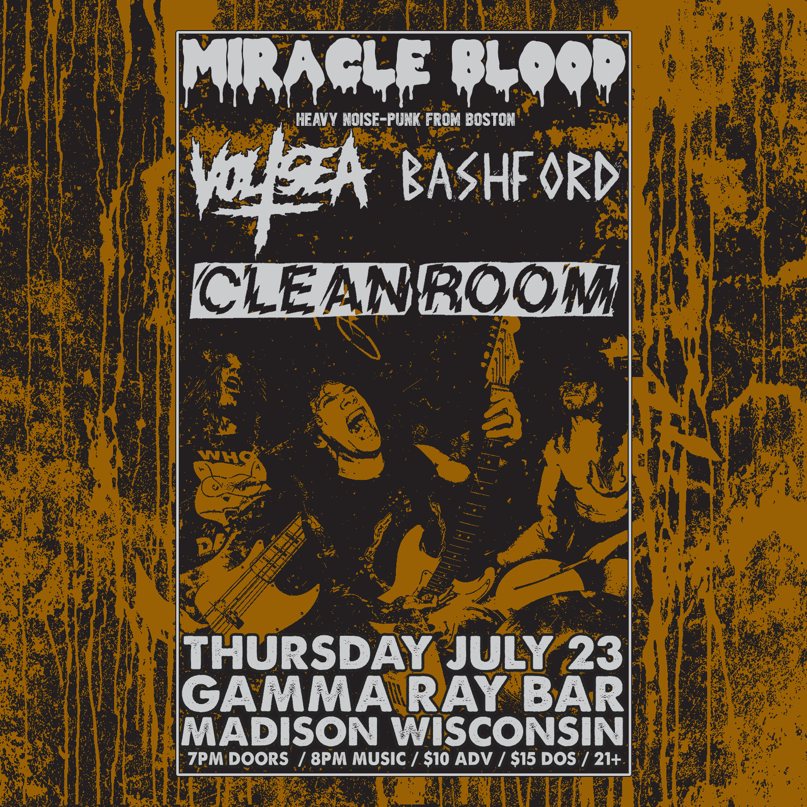 Miracle Blood // Voltsea // Bashford // Clean Room