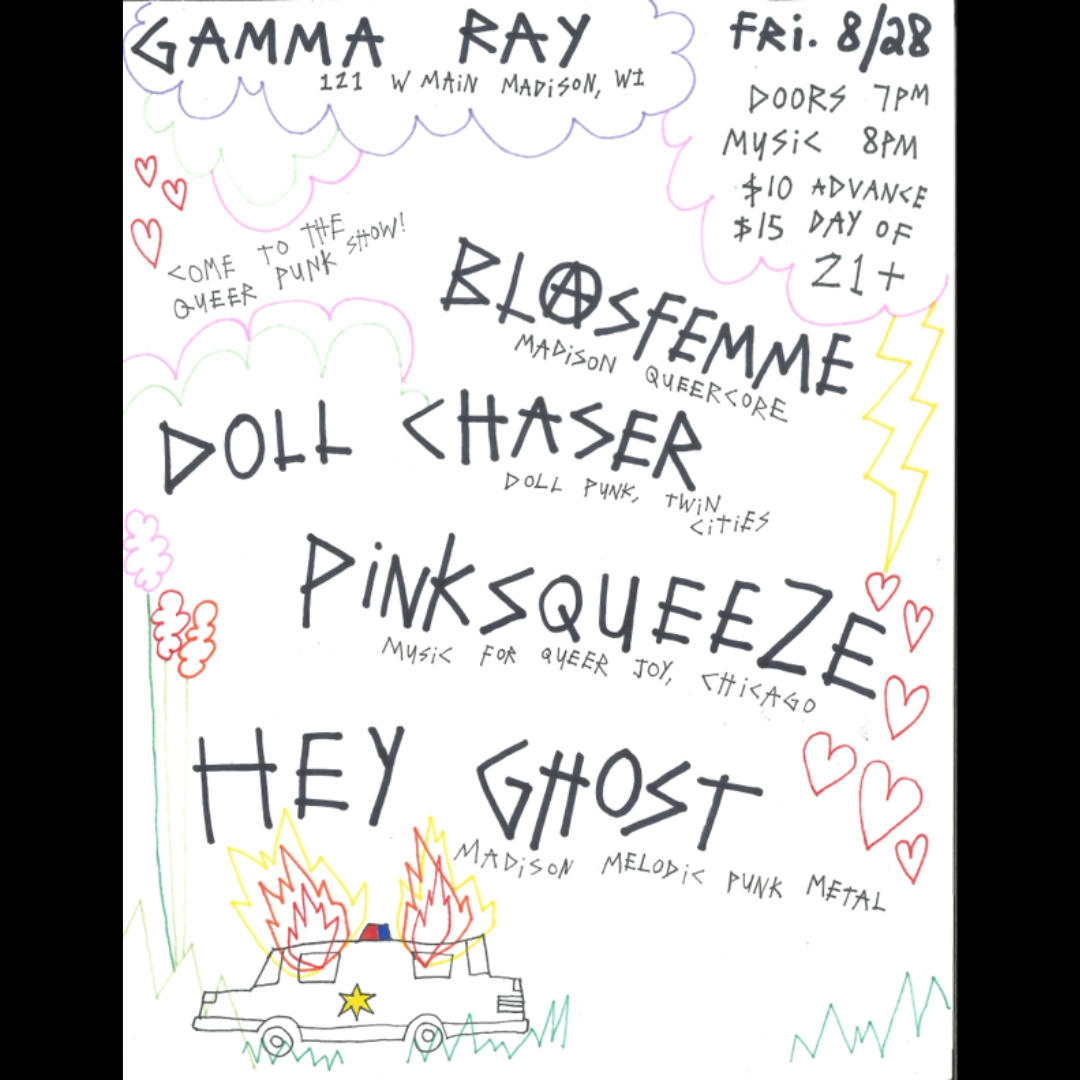 Blasfemme // Doll Chaser // PINKSQUEEZE // Hey Ghost