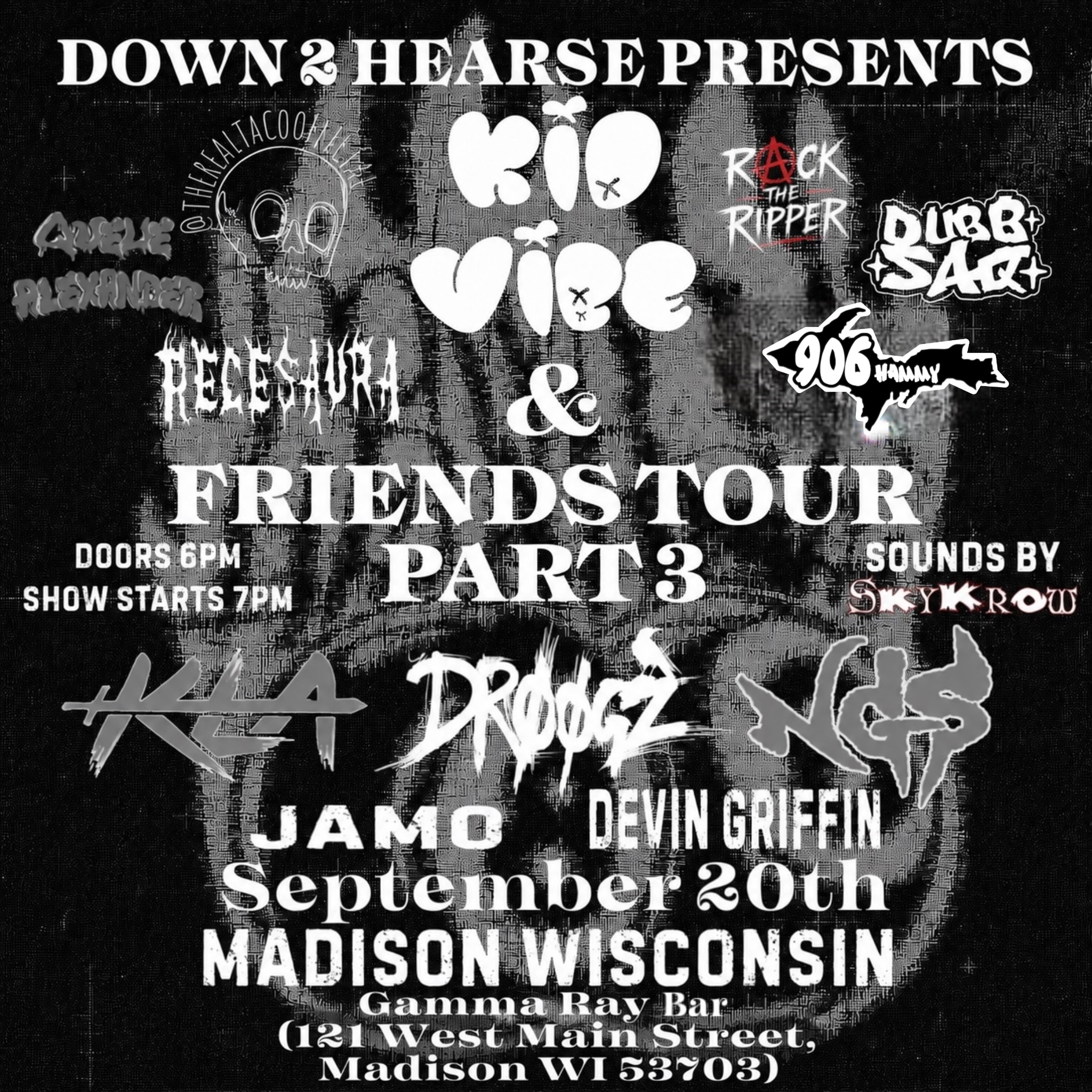 Kid Vibe & Friends w/ KLA, Rack The Ripper, Obscure, Devin Griffin and Jamo