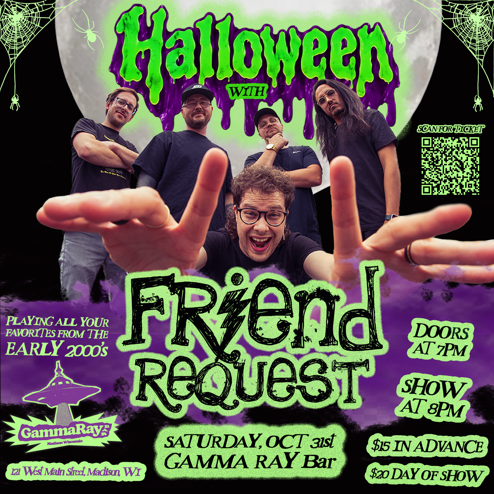 Halloween with Friend Request
